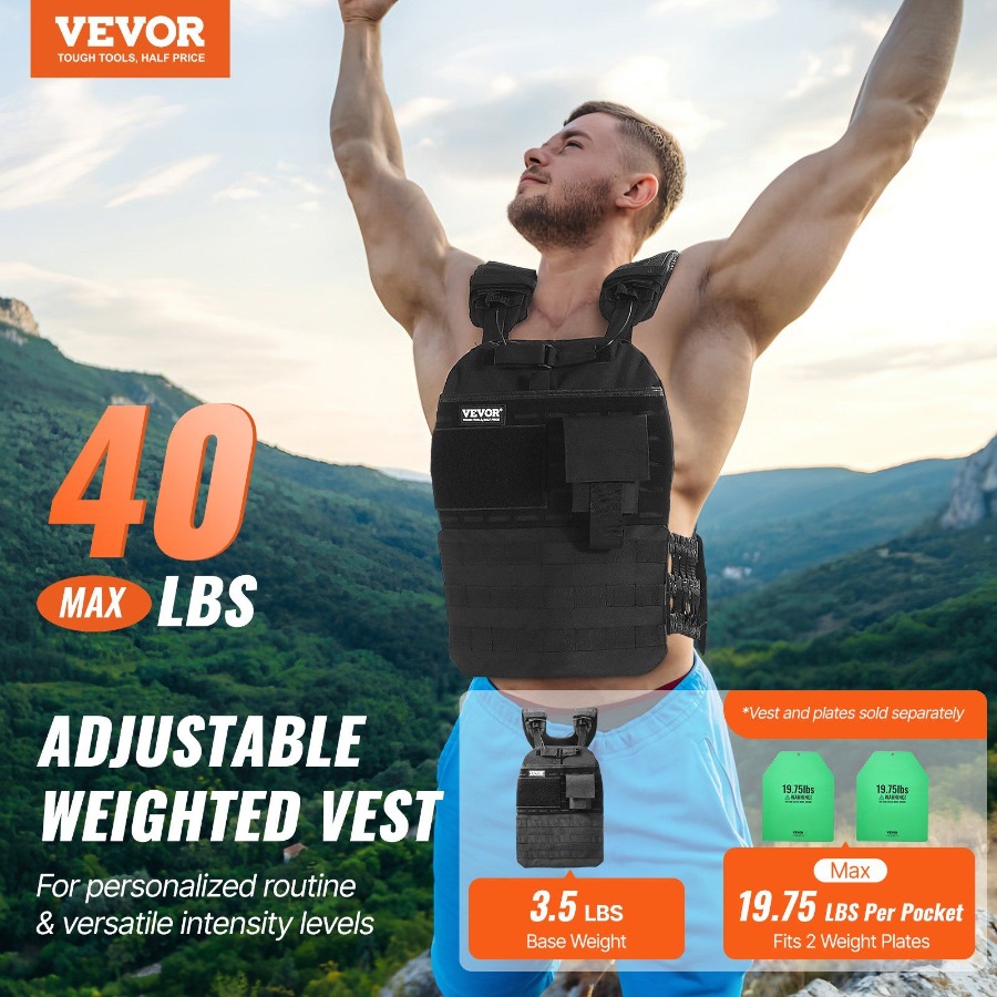 40lb Adjustable Weighted Vest  - огляд і ціна Crossfit Weight Vest