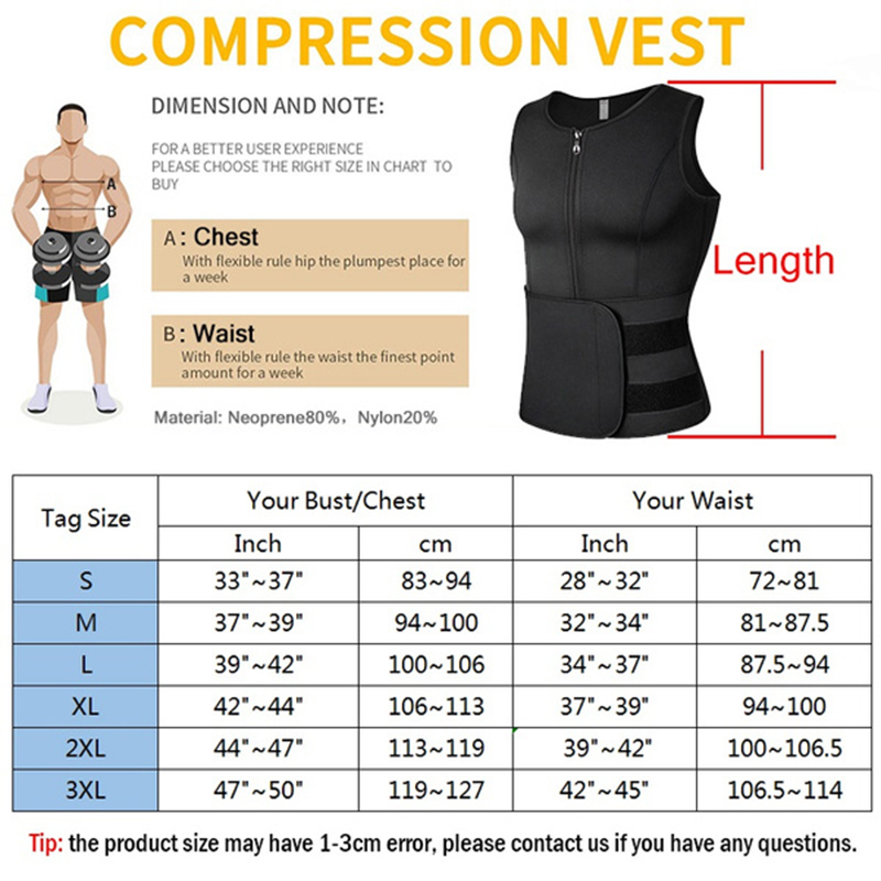 Men Neoprene Sauna Sweat Vest  - огляд і ціна Crossfit Weight Vest