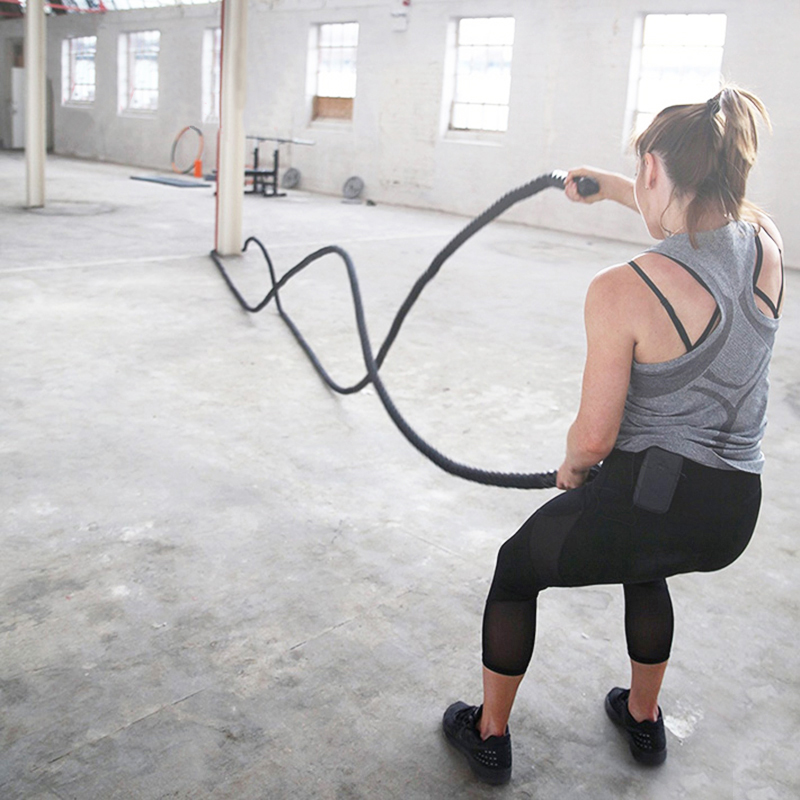 9M/12M/15M Fitness Battle Rope - огляд і ціна Crossfit No Equipment Workouts