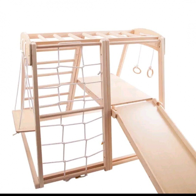 Indoor Playground Montessori B - огляд і ціна Gymnastic Ring Wood
