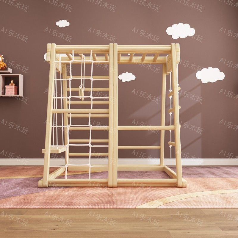 Indoor Playground Montessori B - огляд і ціна Gymnastic Ring Wood