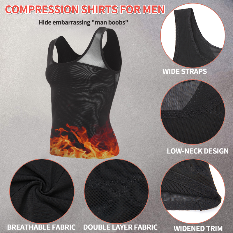 Men Shapewear Chest Compressio - огляд і ціна Crossfit Weight Vest