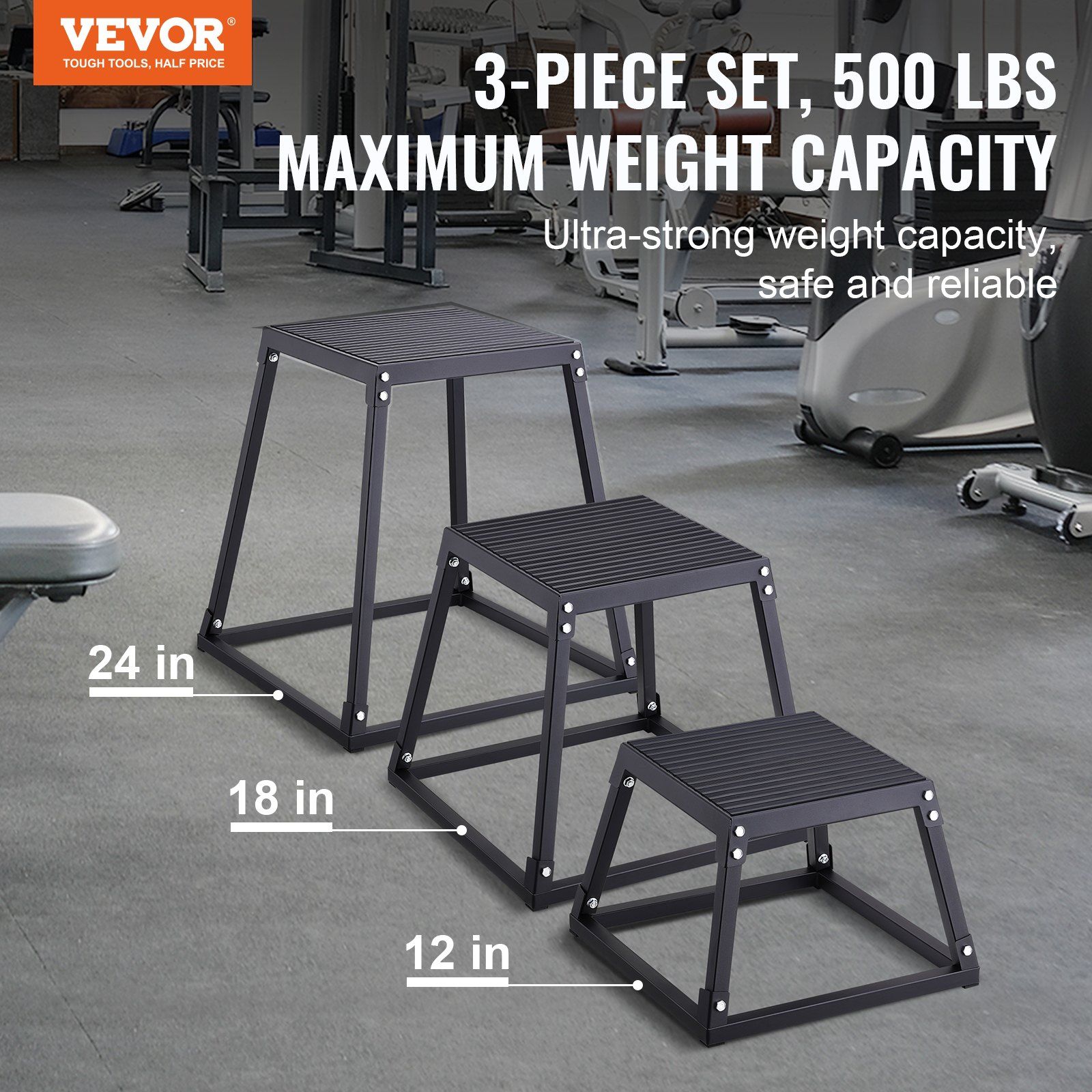 Adjustable Height Plyo Box 12x - огляд і ціна Box Jump Plyo