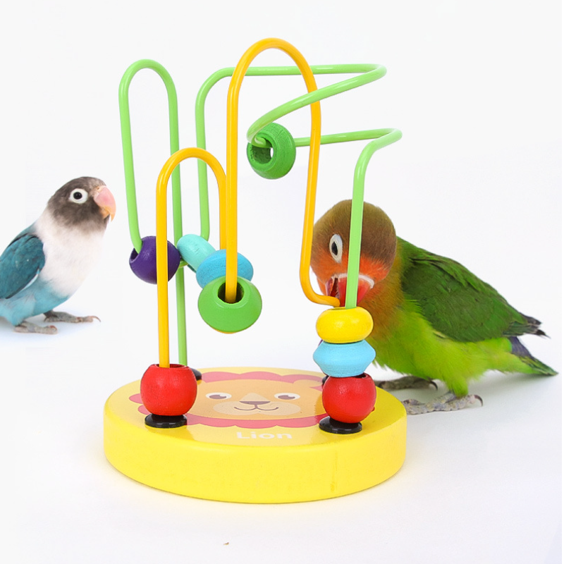 Bird Training Toy Supplies Lov - огляд і ціна Gymnastic Ring Wood