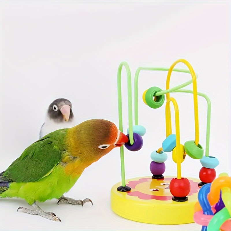 Bird Training Toy Supplies Lov - огляд і ціна Gymnastic Ring Wood