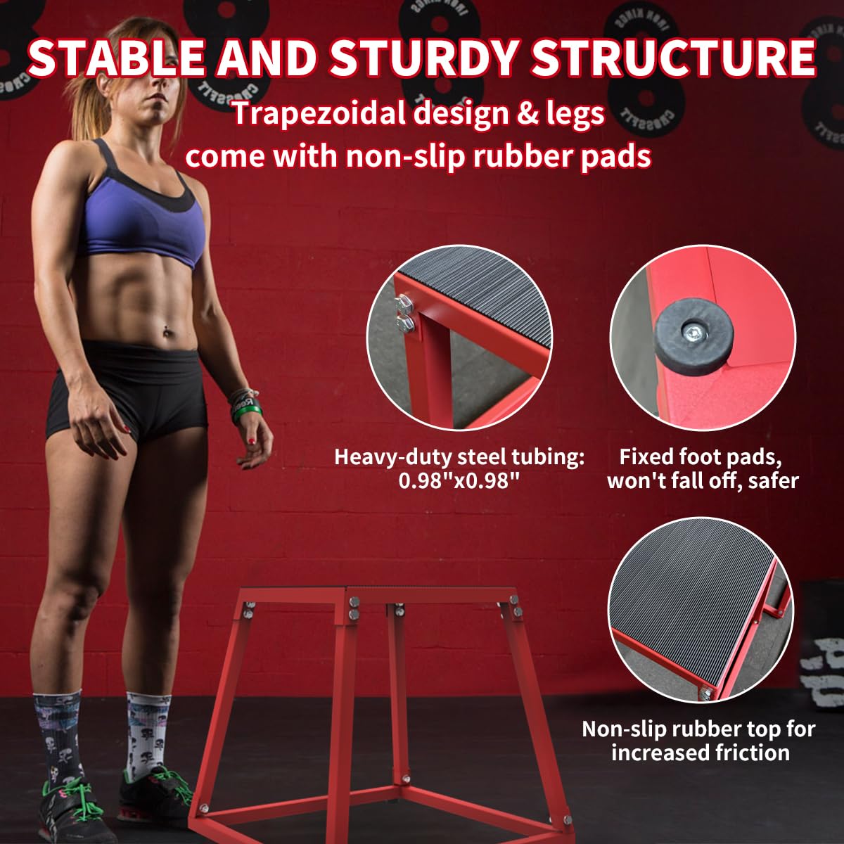 Metal Plyometric Jumping Box,  - огляд і ціна Box Jump Plyo