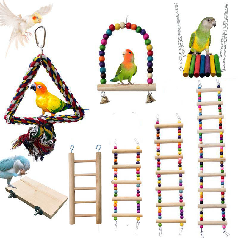 Wooden Bird Toys Small Parrot  - огляд і ціна Gymnastic Ring Wood