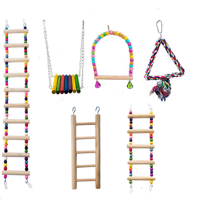 Wooden Bird Toys Small Parrot  - огляд і ціна Gymnastic Ring Wood