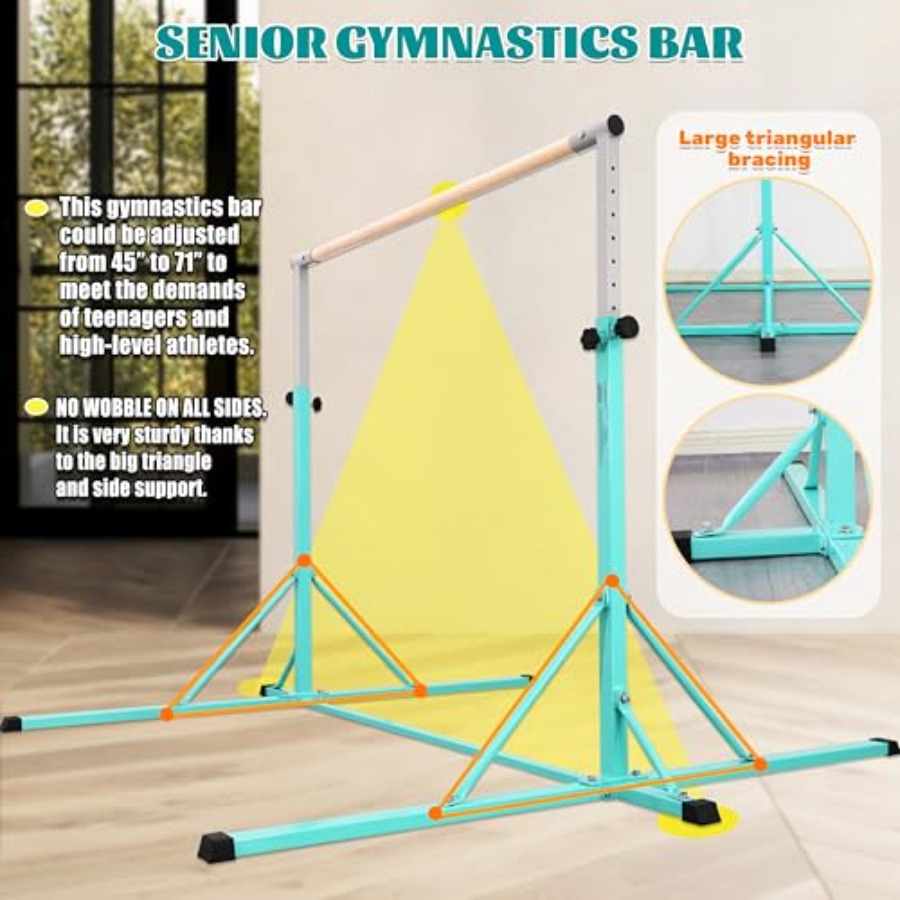 Gymnastics Bar for home gym tr - огляд і ціна Gymnastic Ring Wood