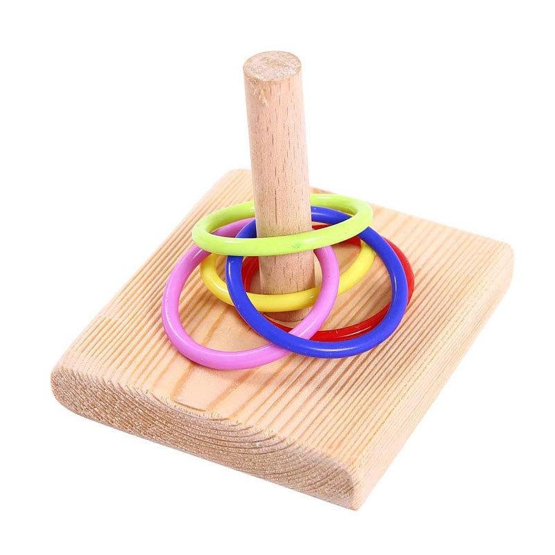 Bird Training Ring Toy Parrot  - огляд і ціна Gymnastic Ring Wood